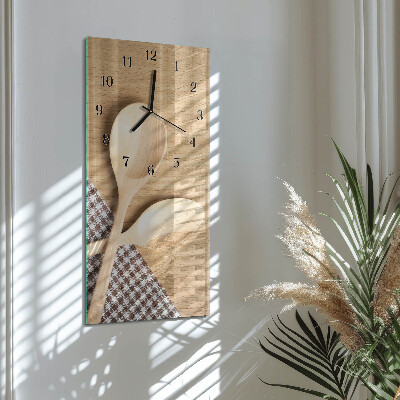 Verticale orologio da parete Cucchiai