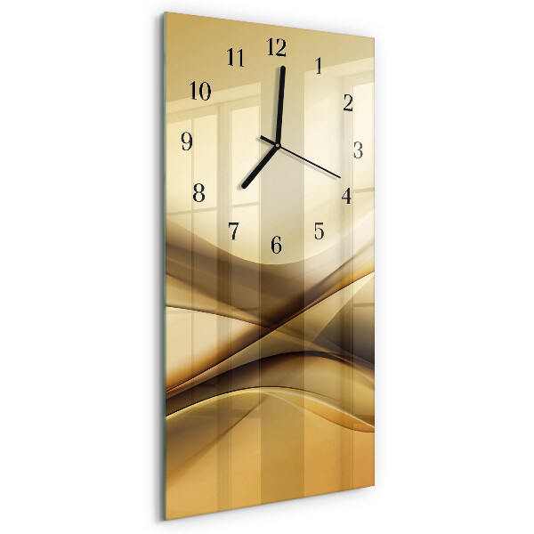 Orologio verticale in vetro Astrazione