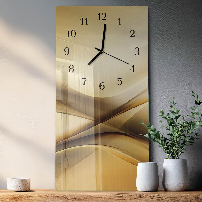 Orologio verticale in vetro Astrazione