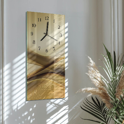 Orologio verticale in vetro Astrazione
