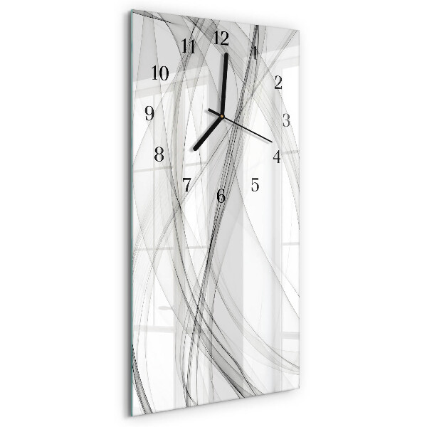 Orologio verticale in vetro Tenda