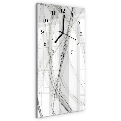 Orologio verticale in vetro Tenda
