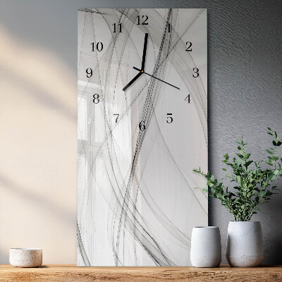 Orologio verticale in vetro Tenda
