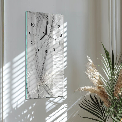 Orologio verticale in vetro Tenda