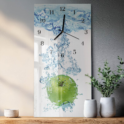 Verticale orologio da parete Acqua di mela