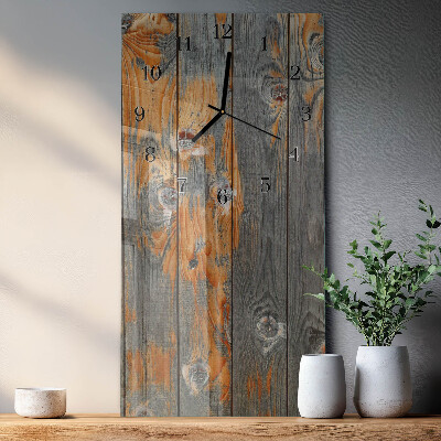 Orologio verticale in vetro Asse