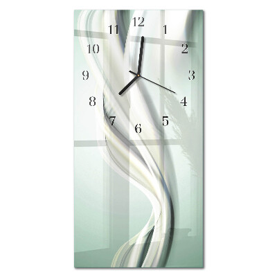Orologio verticale in vetro Arte astratta