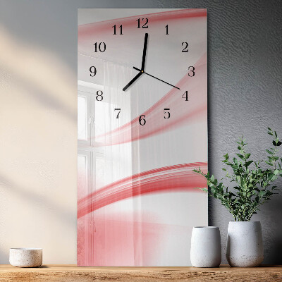 Orologio verticale in vetro Arte astratta