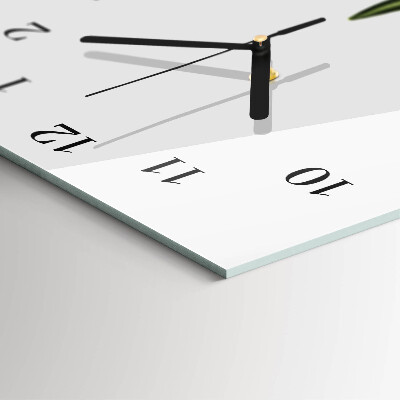 Verticale orologio con stampa Fiore
