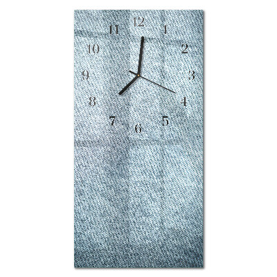 Verticale orologio con stampa Ragnatela