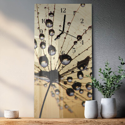 Verticale orologio con stampa Ragnatela
