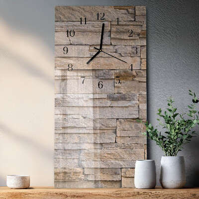 Orologio verticale Muro di pietra
