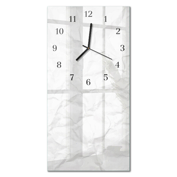 Verticale orologio da parete Grafite