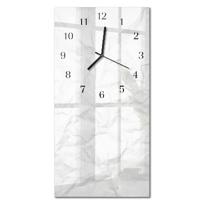 Verticale orologio da parete Grafite