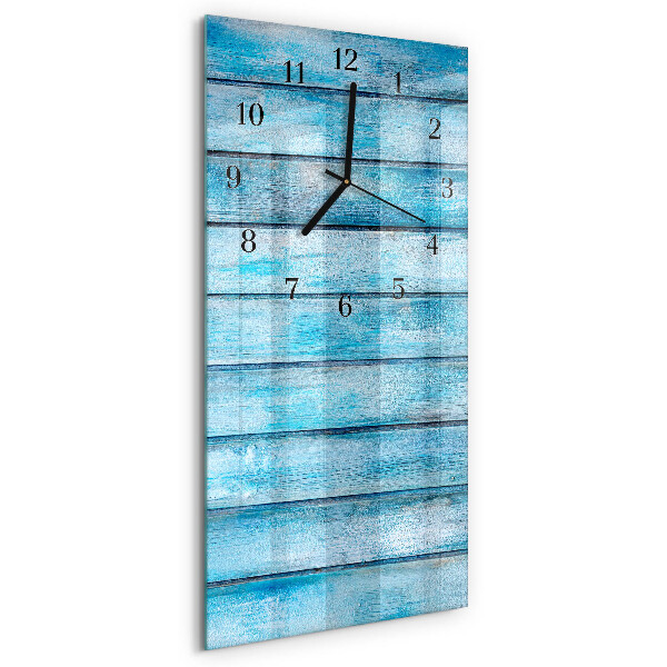 Verticale orologio con stampa Legna