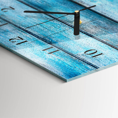 Verticale orologio con stampa Legna