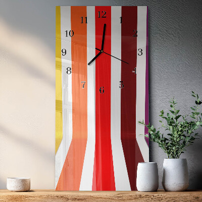 Orologio verticale Strisce