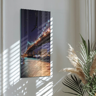 Orologio verticale in vetro Ponte