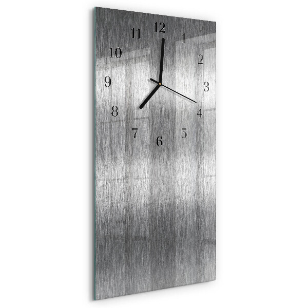 Orologio verticale in vetro Acciaio