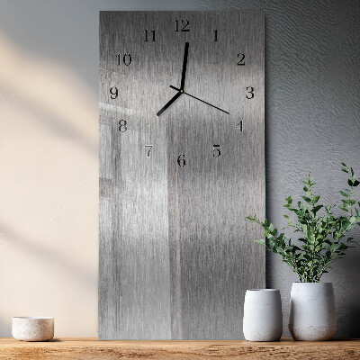 Orologio verticale in vetro Acciaio
