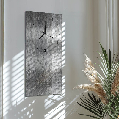 Orologio verticale in vetro Acciaio