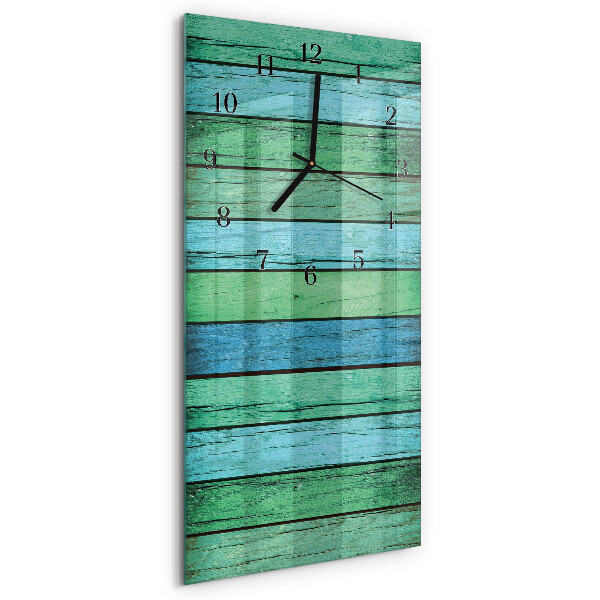 Verticale orologio da parete Legna