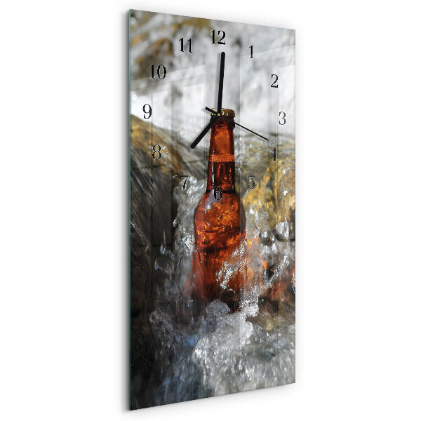 Verticale orologio con stampa Birra