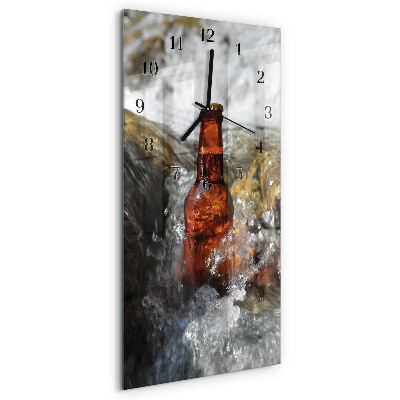 Verticale orologio con stampa Birra