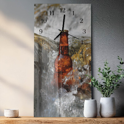 Verticale orologio con stampa Birra