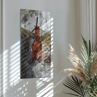 Verticale orologio con stampa Birra