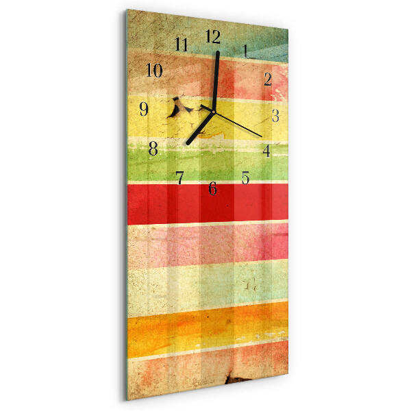 Orologio verticale Parete colorata