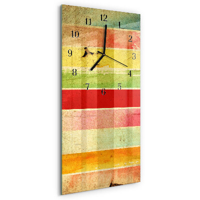 Orologio verticale Parete colorata