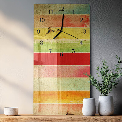 Orologio verticale Parete colorata