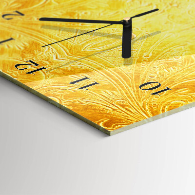 Verticale orologio con stampa Astrazione