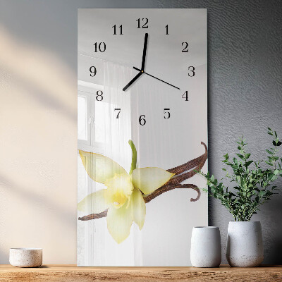 Orologio verticale in vetro Giglio