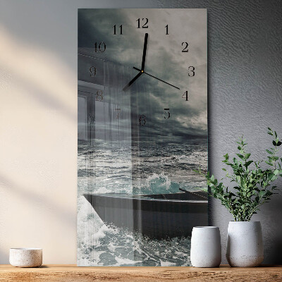 Verticale orologio con stampa Łódź