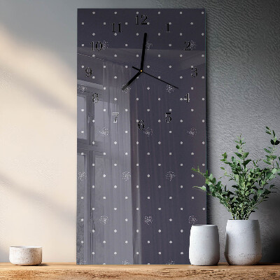 Verticale orologio con stampa Modello