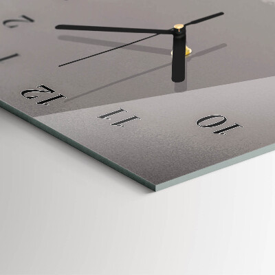 Verticale orologio con stampa Montagne