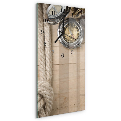 Verticale orologio da parete Bussola