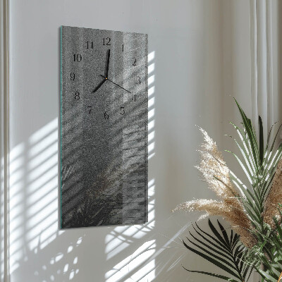 Orologio verticale in vetro Muro di marmo
