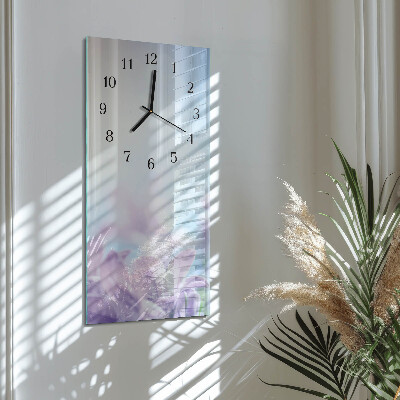 Verticale orologio da parete Viola