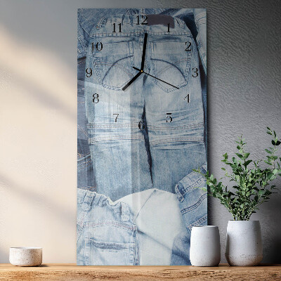 Orologio verticale in vetro Pantaloni