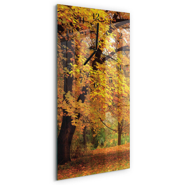 Orologio verticale in vetro Albero