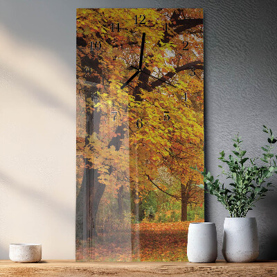 Orologio verticale in vetro Albero