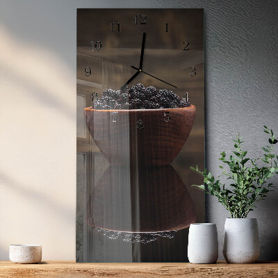 Verticale orologio con stampa More