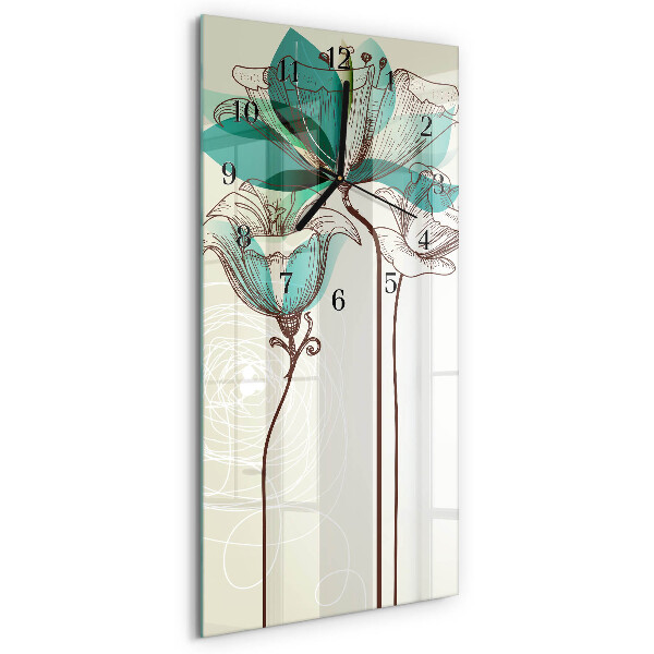 Orologio verticale Fiore