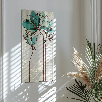 Orologio verticale Fiore