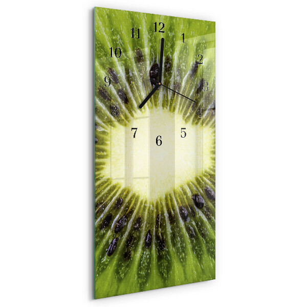 Orologio verticale in vetro Kiwi