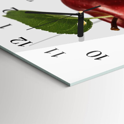 Verticale orologio con stampa Frutta