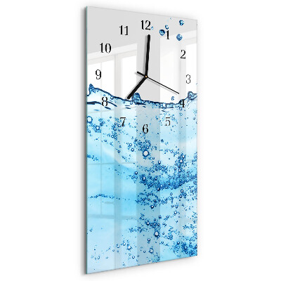 Orologio verticale in vetro Acqua